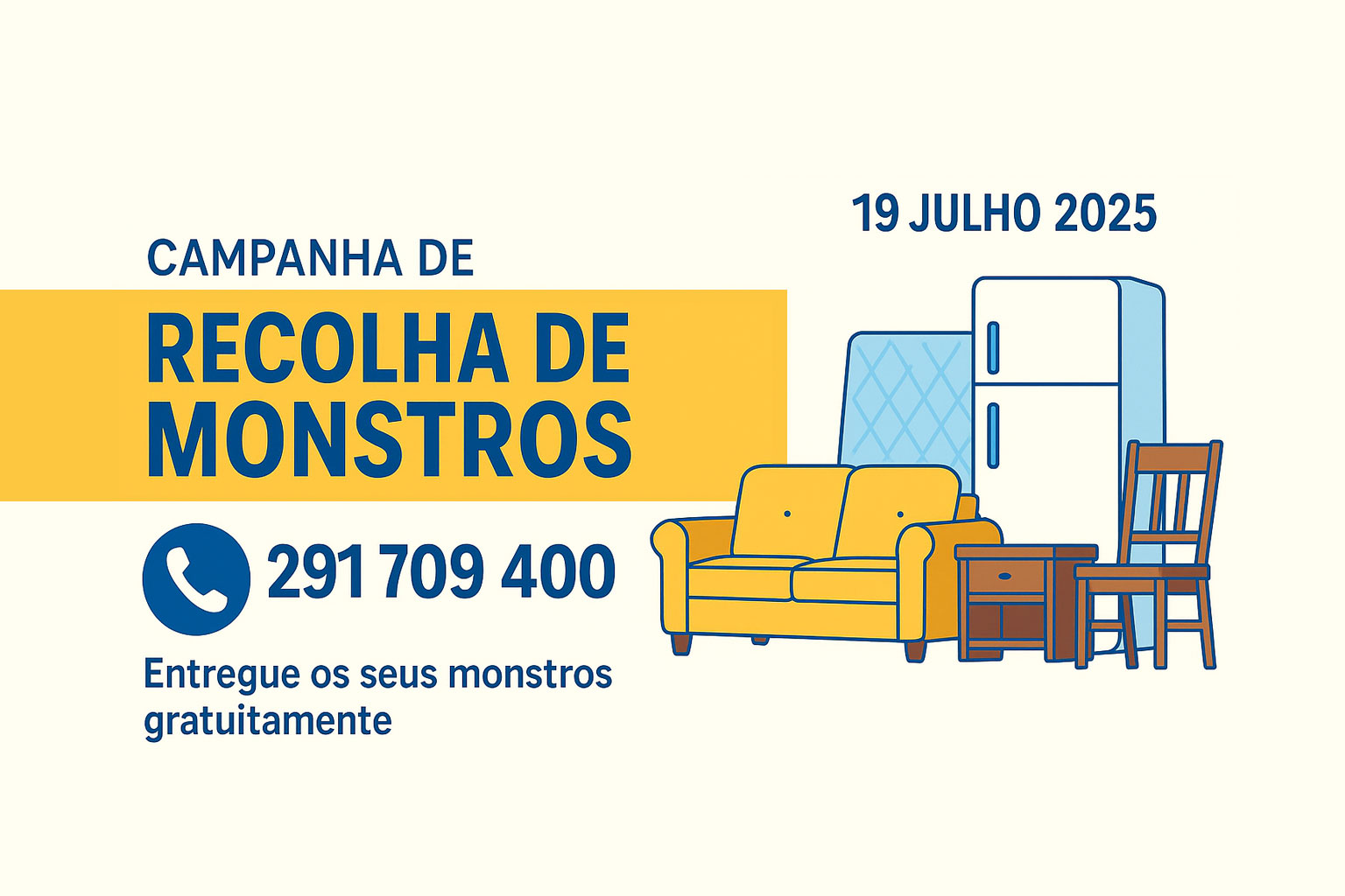 Campanha de Recolha de Monstros – Santo António | 19 de julho 2025